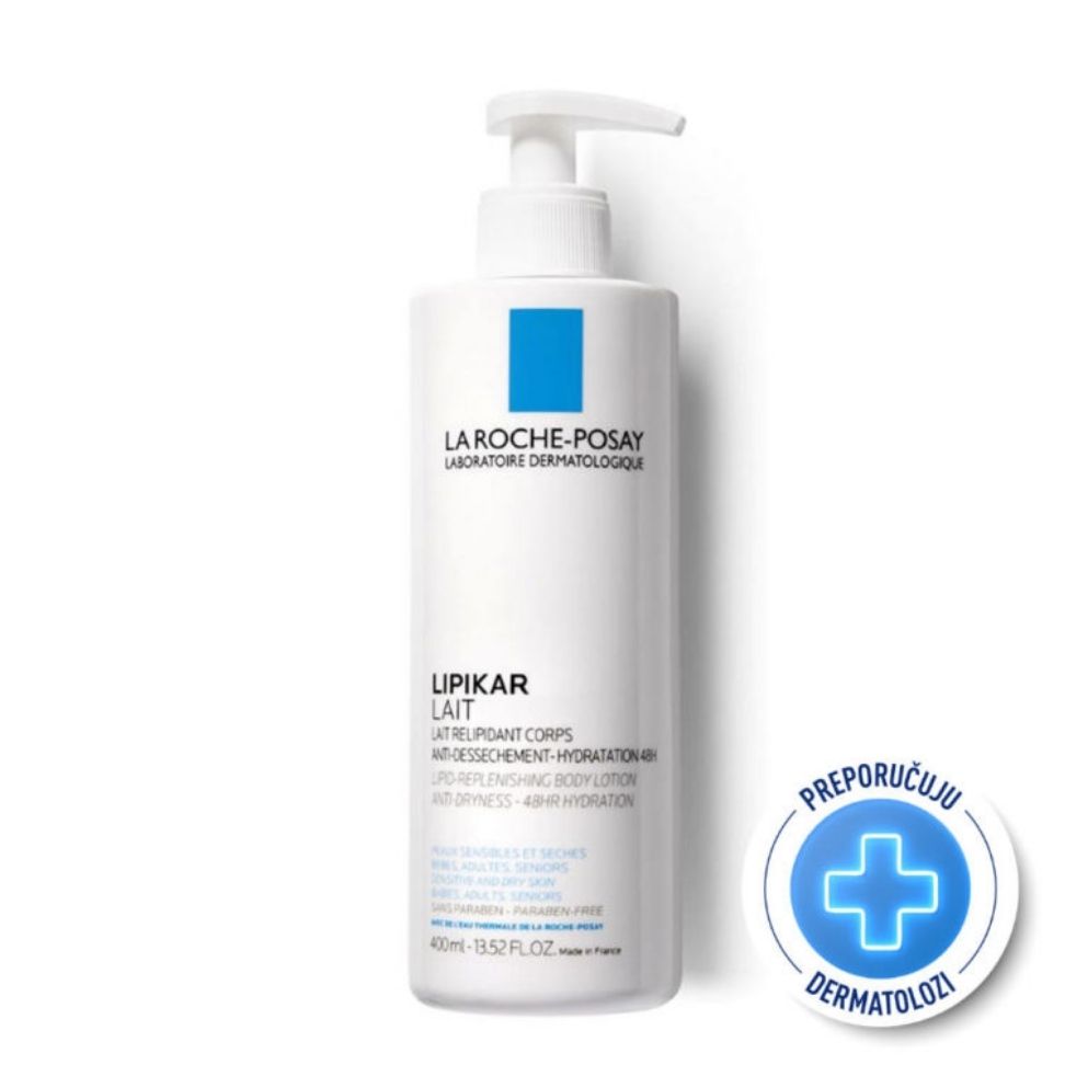 La Roche-Posay Lipikar Lait mlijeko 48-satna hidratacija i protiv suhoće 400 ml