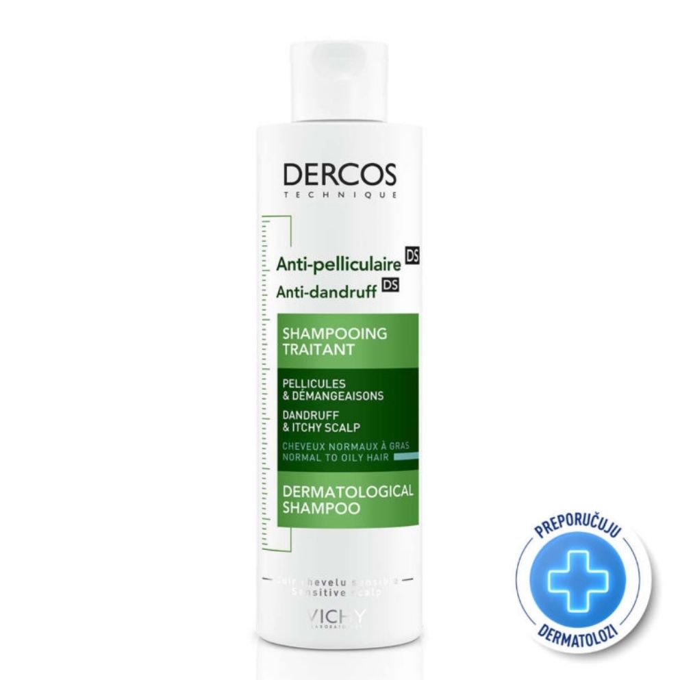 Vichy Dercos šampon protiv peruti za normalnu ili masnu kosu 200 ml