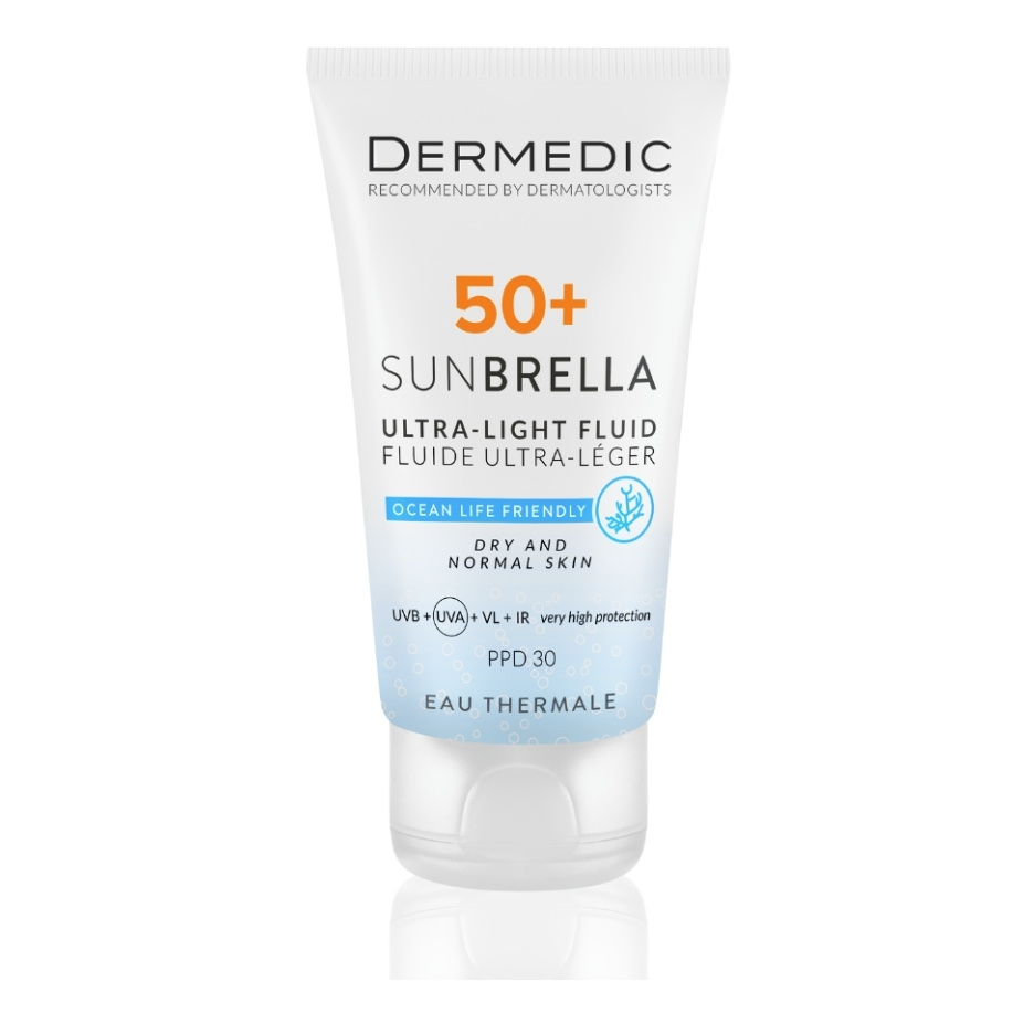 Dermedic Sunbrella SPF 50+ fluid za suhu i normalnu kožu