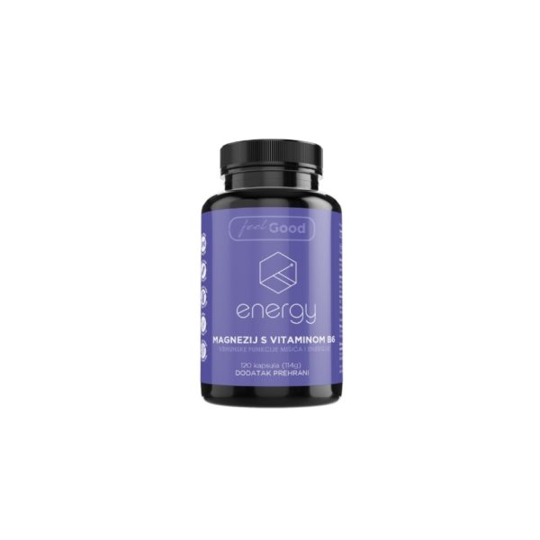 Feel Good Energy Magnezij s vitaminom B6, 120 kapsula